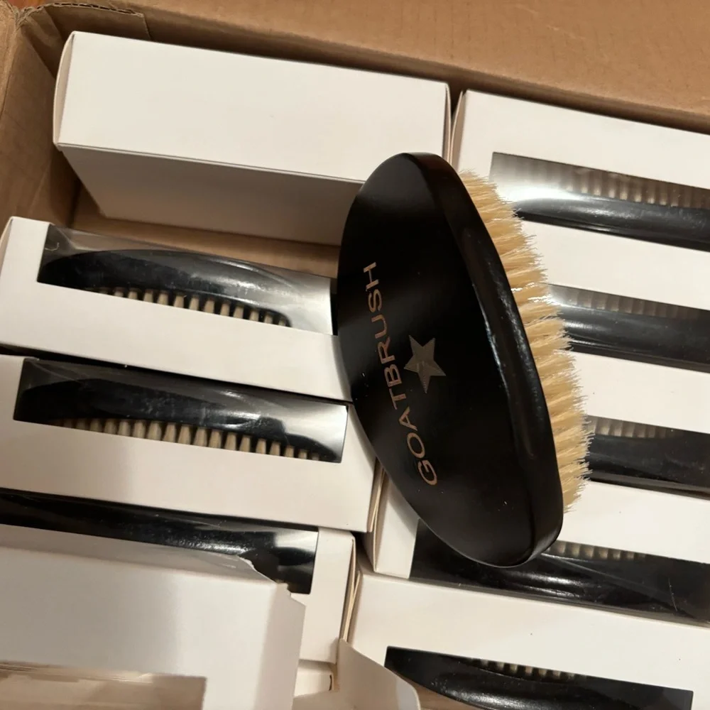 Beautiful black wave brush